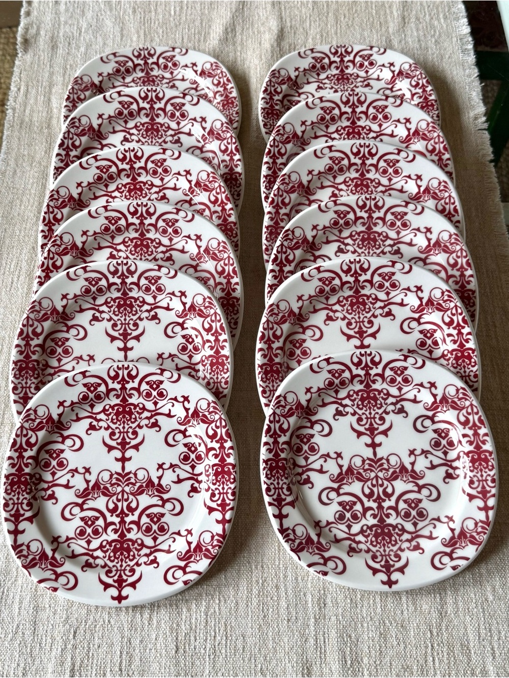 Pottery Barn Versailles Salad/Dessert Plates, Set/12